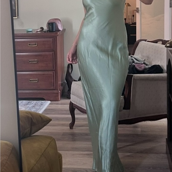 Hello Molly Mint Backless Dress - Picture 6 of 14